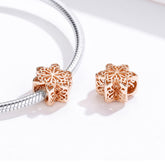 Snowflake Rose Gold Charm